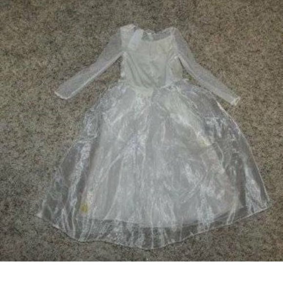 Toddler Disney Cinderella 3T/4T Halloween Costume Gold Dress & Tiara Princess - Picture 5 of 9